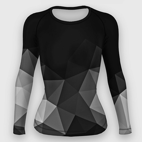 Женский рашгард Abstract gray / 3D-принт – фото 1