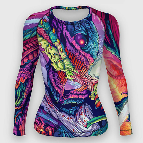 Женский рашгард Hyper Beast Style / 3D-принт – фото 1