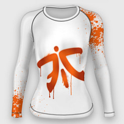 Женский рашгард Fnatic: White collection