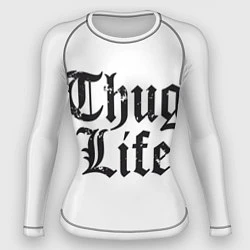 Рашгард женский Thug Life, цвет: 3D-принт
