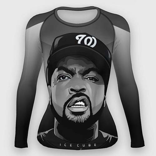 Женский рашгард Ice Cube: Gangsta / 3D-принт – фото 1