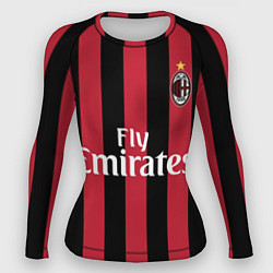 Рашгард женский Milan FC: Form 2018, цвет: 3D-принт