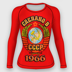 Рашгард женский Сделано в 1966 СССР, цвет: 3D-принт