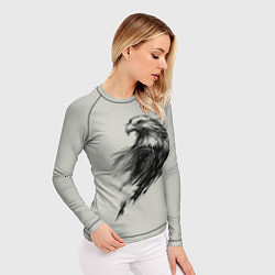 Рашгард женский Дикий орел, цвет: 3D-принт — фото 2