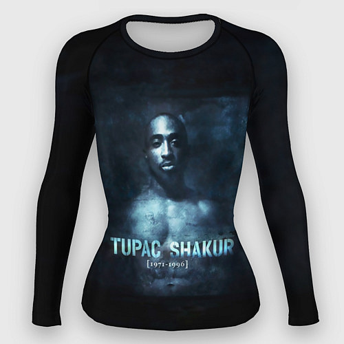 Женский рашгард Tupac Shakur 1971-1996 / 3D-принт – фото 1