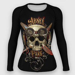 Рашгард женский Abney Park: Biker, цвет: 3D-принт