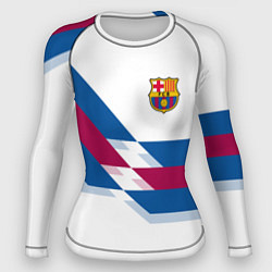 Рашгард женский FC Barcelona, цвет: 3D-принт