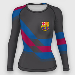 Рашгард женский Barcelona FC: Dark style, цвет: 3D-принт