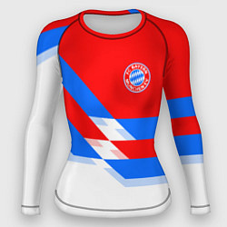 Рашгард женский Bayern FC: White style, цвет: 3D-принт
