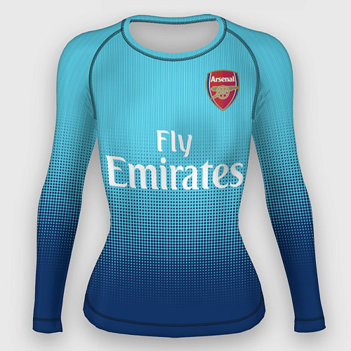 Женский рашгард Arsenal FC: Ozil Blue Away 17/18 / 3D-принт – фото 1