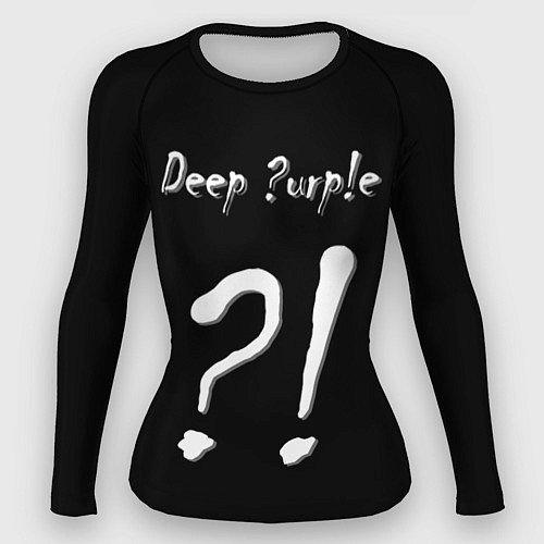 Женский рашгард Deep Purple / 3D-принт – фото 1