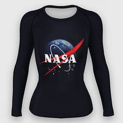 Рашгард женский NASA: Black Space, цвет: 3D-принт