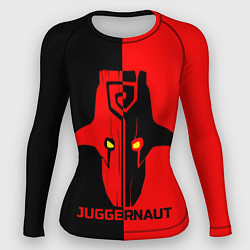 Рашгард женский Juggernaut Blood, цвет: 3D-принт