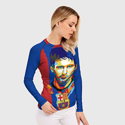 Рашгард женский Lionel Messi, цвет: 3D-принт — фото 2