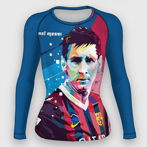 Женский рашгард Lionel Messi / 3D-принт – фото 1