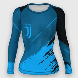 Рашгард женский FC Juventus: Blue Original, цвет: 3D-принт