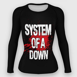 Рашгард женский System of a Down Blood, цвет: 3D-принт
