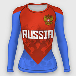 Женский рашгард Russia Red & Blue