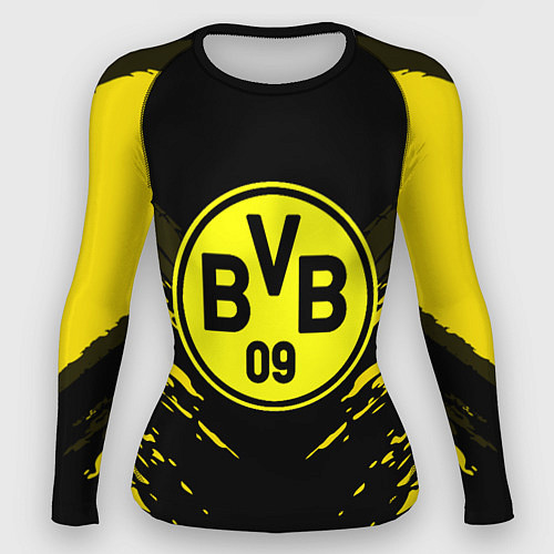 Женский рашгард Borussia FC: Sport Fashion / 3D-принт – фото 1