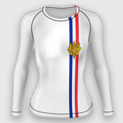 Женский рашгард Франция: лента с гербом