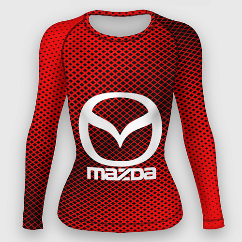 Женский рашгард Mazda: Red Carbon / 3D-принт – фото 1