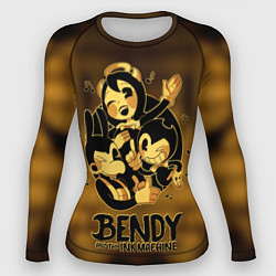 Рашгард женский Bendy and the ink machine, цвет: 3D-принт