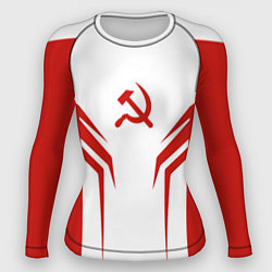 Рашгард женский СССР воин, цвет: 3D-принт
