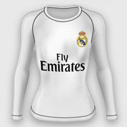 Рашгард женский FC Real Madrid: Ramos Home 18-19, цвет: 3D-принт