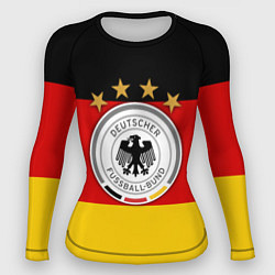 Рашгард женский Немецкий футбол, цвет: 3D-принт