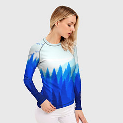 Рашгард женский Firewatch: Cold Wood, цвет: 3D-принт — фото 2