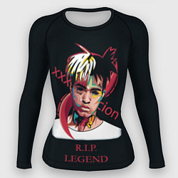 Рашгард женский XXXTentacion: RIP Legend, цвет: 3D-принт