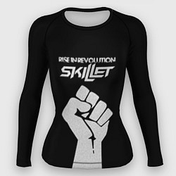 Рашгард женский Skillet: Rise in revolution, цвет: 3D-принт