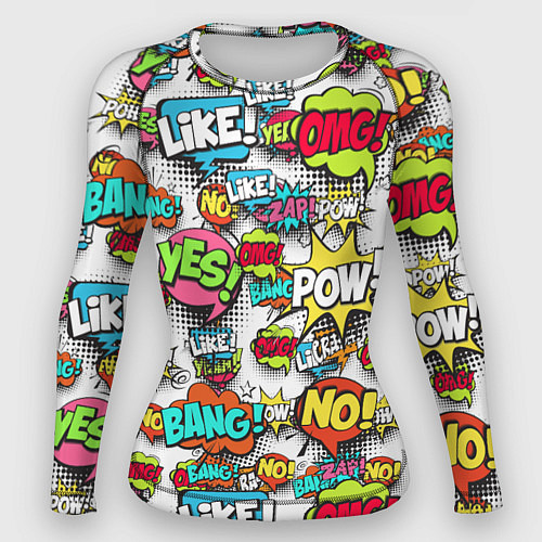 Женский рашгард Pop art Fashion / 3D-принт – фото 1