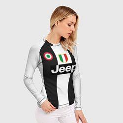 Рашгард женский FC Juventus 18-19, цвет: 3D-принт — фото 2
