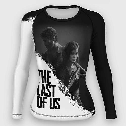 Женский рашгард The Last of Us: White & Black / 3D-принт – фото 1