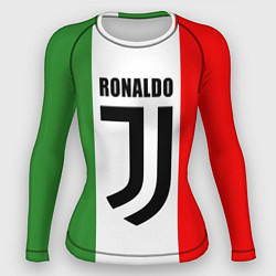 Рашгард женский Ronaldo Juve Italy, цвет: 3D-принт