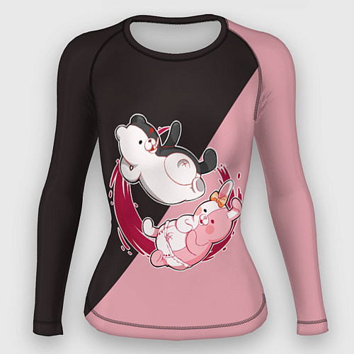 Женский рашгард MONOKUMA X MONOMI / 3D-принт – фото 1