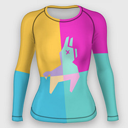 Рашгард женский Fortnite Llama, цвет: 3D-принт