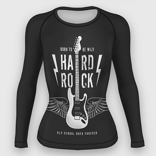 Женский рашгард Hard Rock: Born to be wild / 3D-принт – фото 1