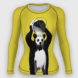 Рашгард женский Панда-маляр, цвет: 3D-принт