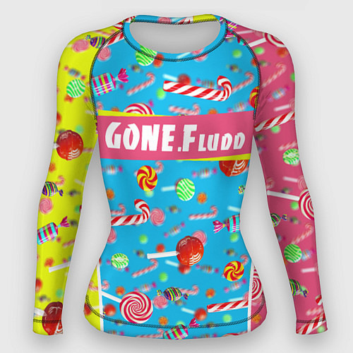 Женский рашгард GONE Fludd / 3D-принт – фото 1