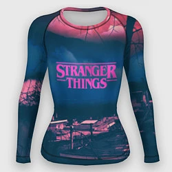 Рашгард женский Stranger Things: Pink Heaven, цвет: 3D-принт