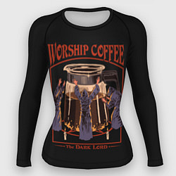 Рашгард женский Worship Coffee, цвет: 3D-принт