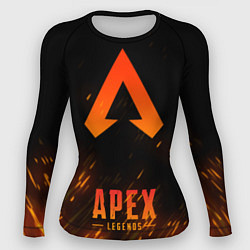 Рашгард женский Apex Legends: Orange Flame, цвет: 3D-принт