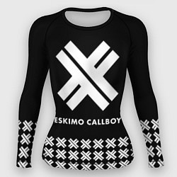 Рашгард женский Eskimo Callboy: Cross, цвет: 3D-принт