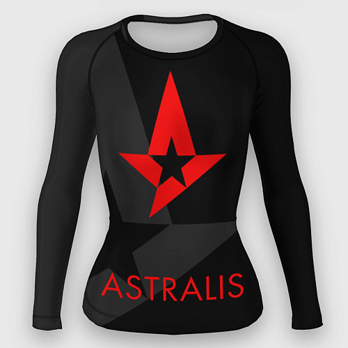 Женский рашгард Astralis: Black Style / 3D-принт – фото 1