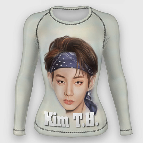 Женский рашгард BTS Kim T.H. / 3D-принт – фото 1
