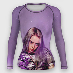 Рашгард женский Billie Eilish: Violet Fashion, цвет: 3D-принт
