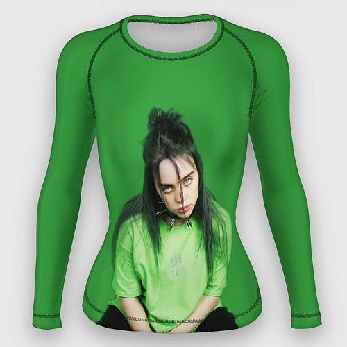 Женский рашгард BILLIE EILISH / 3D-принт – фото 1