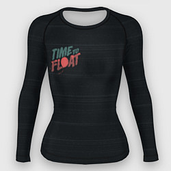 Рашгард женский Time to float, цвет: 3D-принт